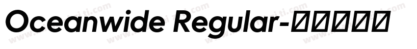 Oceanwide Regular字体转换